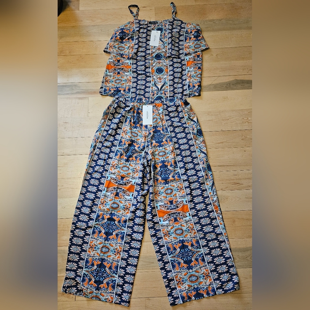NWT Bloomchic Floral Lounge Set 14-16